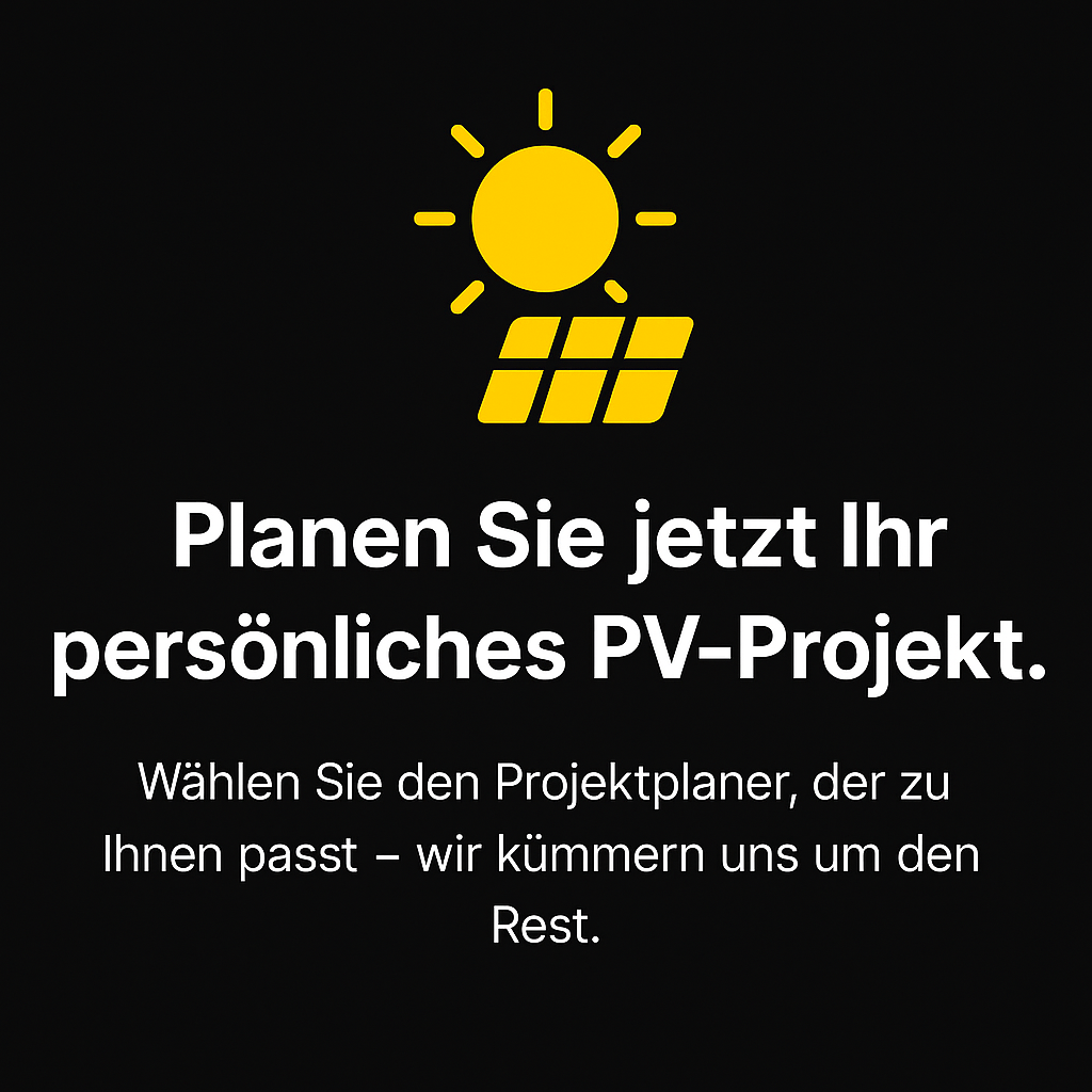 Einladung: PV-Projektplaner